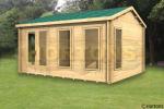 Andover 4.5x3.5m Log Cabin - 35mm wall thickness