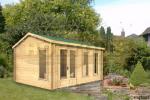 Andover 4.5x3.5m Log Cabin - 35mm wall thickness