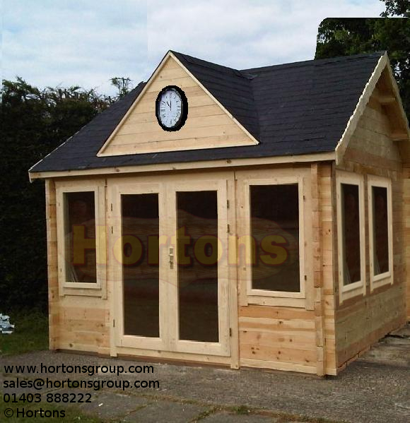 Mini Clockhouse 4 x 4 Log Cabin