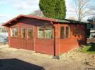 45mm Portsmouth 6x5m log cabin