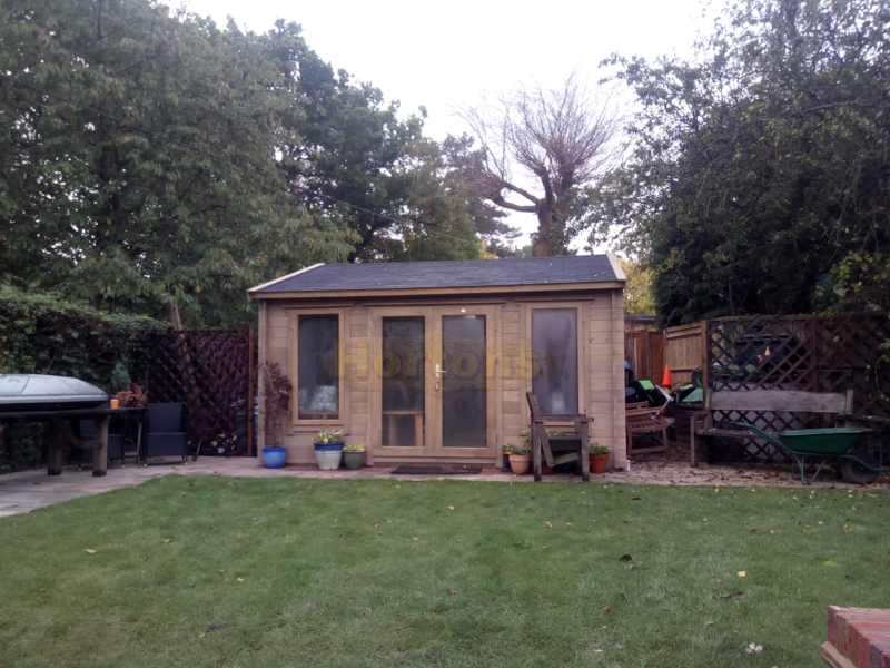 45mm Cheltenham - 4.5m x 4.5m Log Cabin