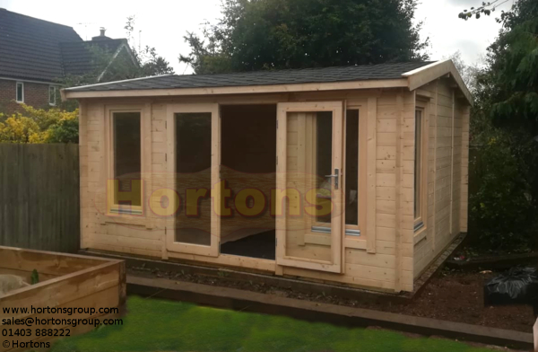 45mm Cheltenham - 4.5m x 4.5m Log Cabin