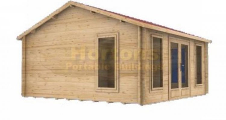 45mm Cheltenham - 4.5m x 4.5m Log Cabin