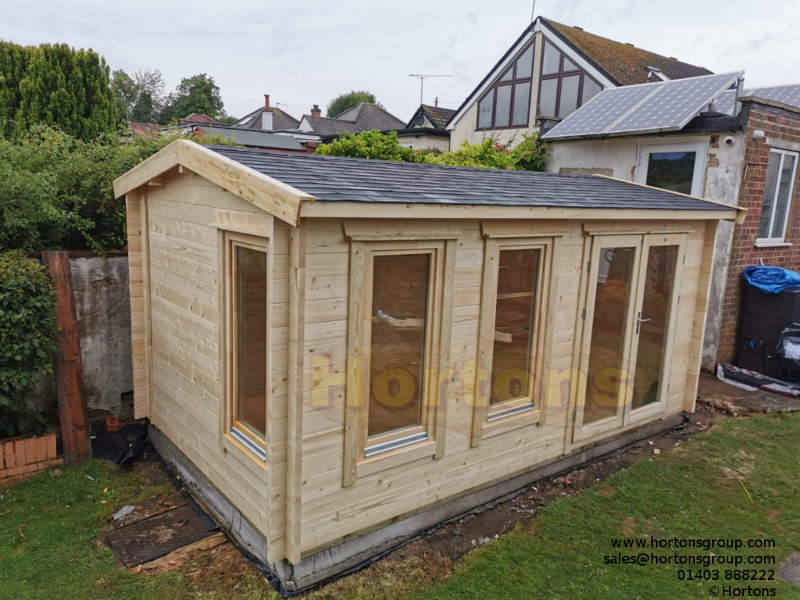 45mm Bedford 5m x 3m Log Cabin