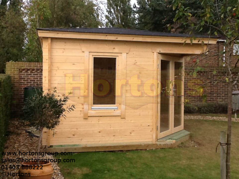 3.5x3.5m corner cabin