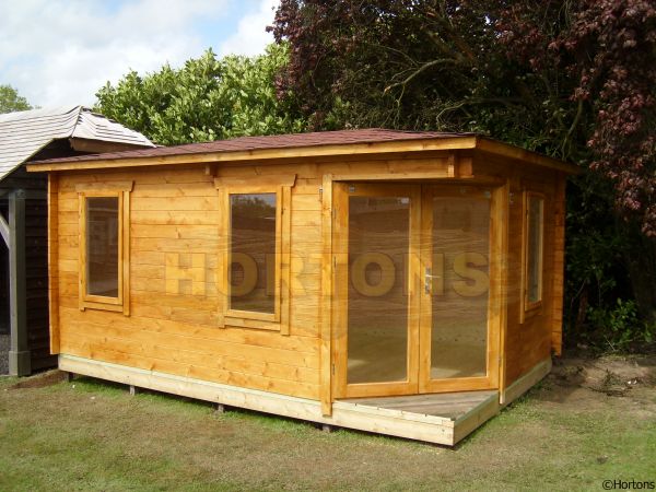 Corner Garden Log Cabins