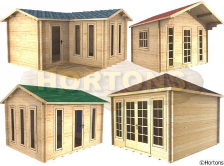 4m Garden Log Cabins
