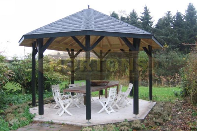 Helena 3 - 5.0x3.5m octagonal gazebo - Click Image to Close