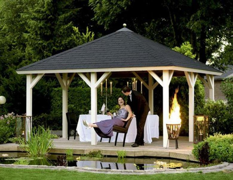 Lugarde Crete Gazebo 3.6 x 3.6m - Click Image to Close