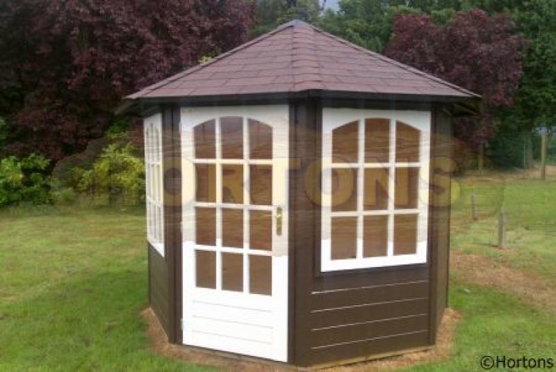 2.5m Octagonal Summerhouse Lugarde Prima Vera - Click Image to Close