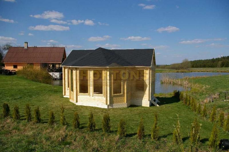 Middlesex 45mm - 6.0 x 4.9m garden cabin - Click Image to Close