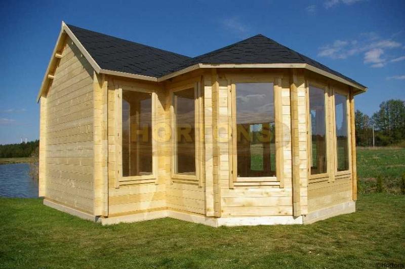 Middlesex 45mm - 6.0 x 4.9m garden cabin - Click Image to Close