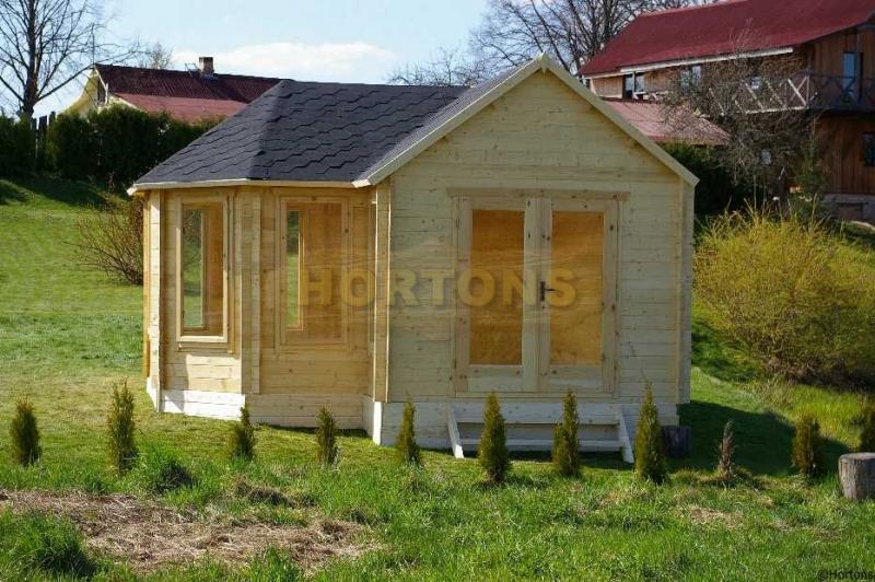 Middlesex 45mm - 6.0 x 4.9m garden cabin - Click Image to Close