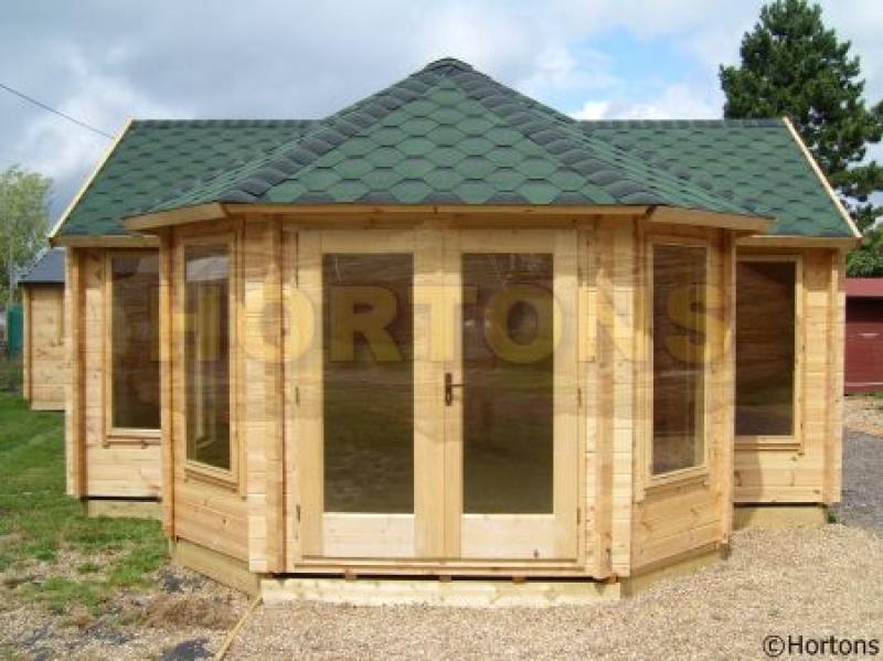 Middlesex 45mm - 6.0 x 4.9m garden cabin - Click Image to Close