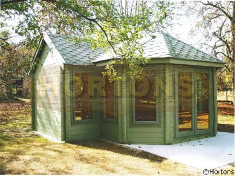 Middlesex 45mm - 6.0 x 4.9m garden cabin - Click Image to Close