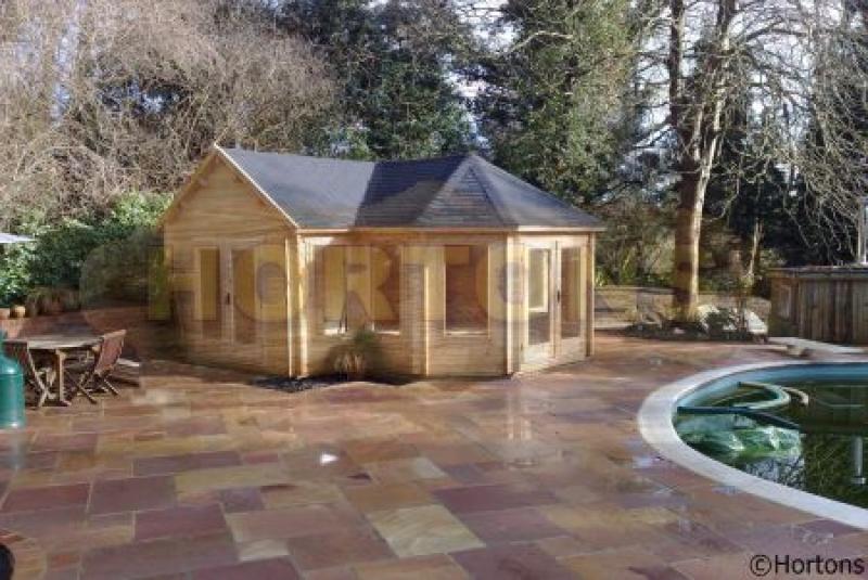 Middlesex 45mm - 6.0 x 4.9m garden cabin - Click Image to Close