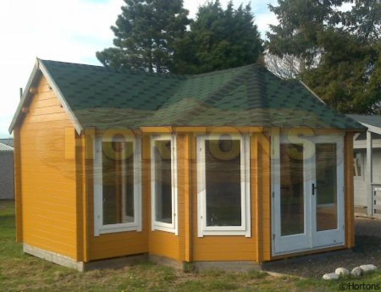 Middlesex 45mm - 6.0 x 4.9m garden cabin - Click Image to Close
