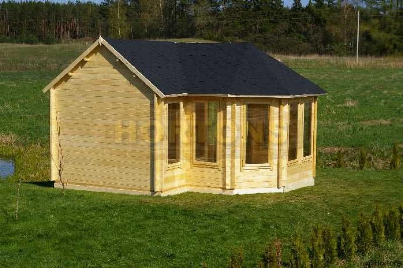 Middlesex 45mm - 6.0 x 4.9m garden cabin - Click Image to Close