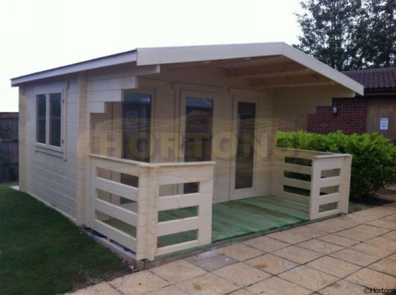 Bournemouth 70mm 4.0 x 3.0m Log Cabin - Click Image to Close