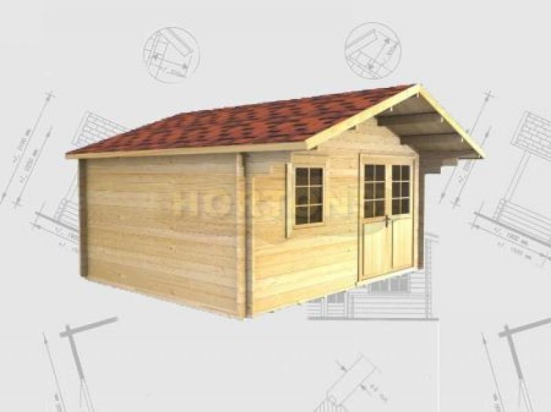 Seaford 28mm 4x4m Log Cabin - Click Image to Close