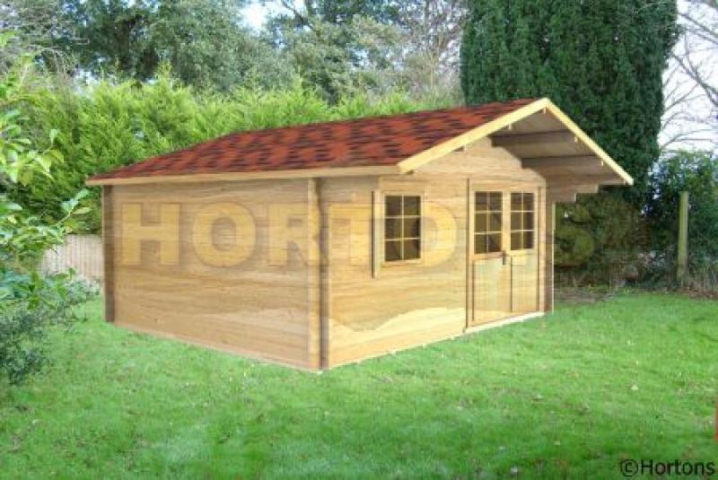 Seaford 28mm 4x4m Log Cabin - Click Image to Close