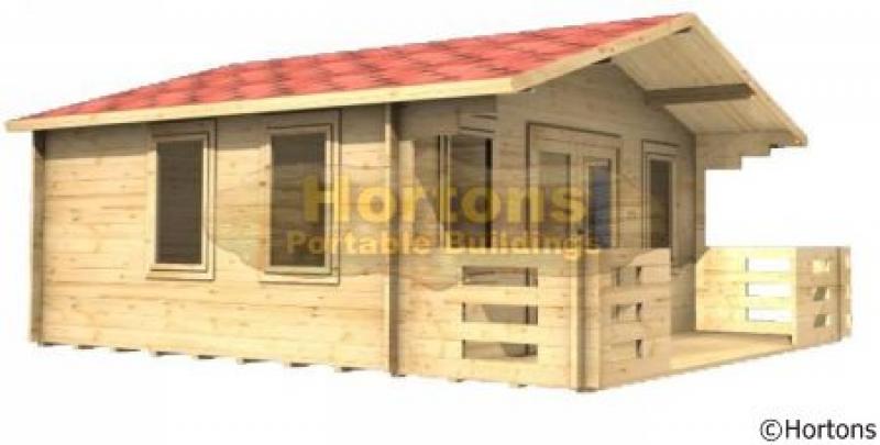 Ashford 45mm 5x5m Log Cabin - Click Image to Close