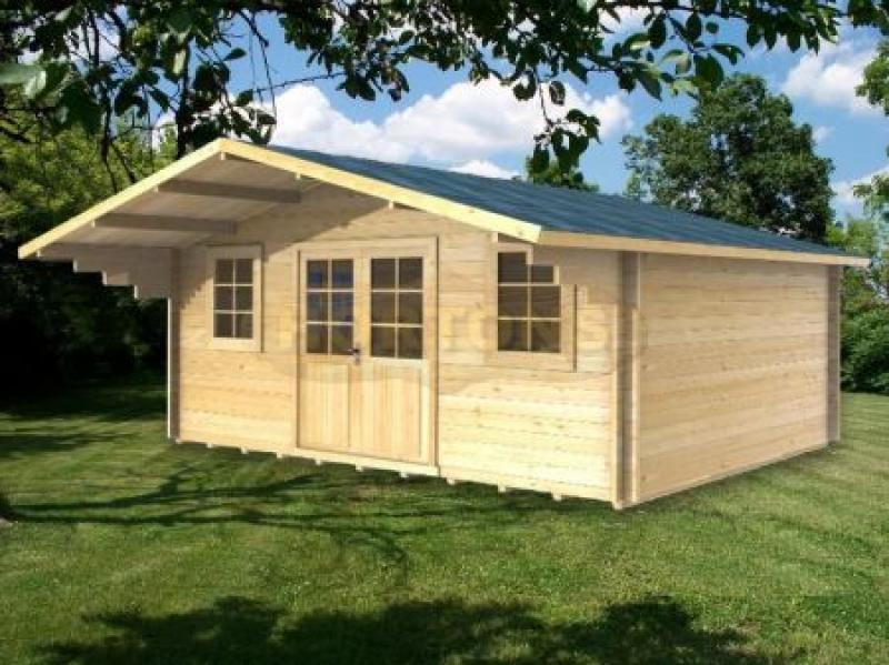 45mm Jasper 5m x 4m log cabin - Click Image to Close