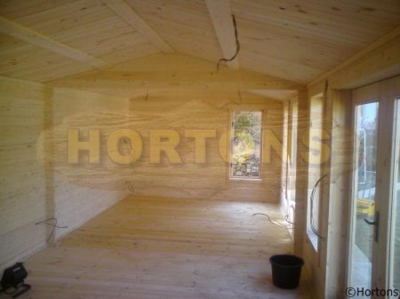 York 45mm 7.5m x 3.5m Log Cabin - Click Image to Close