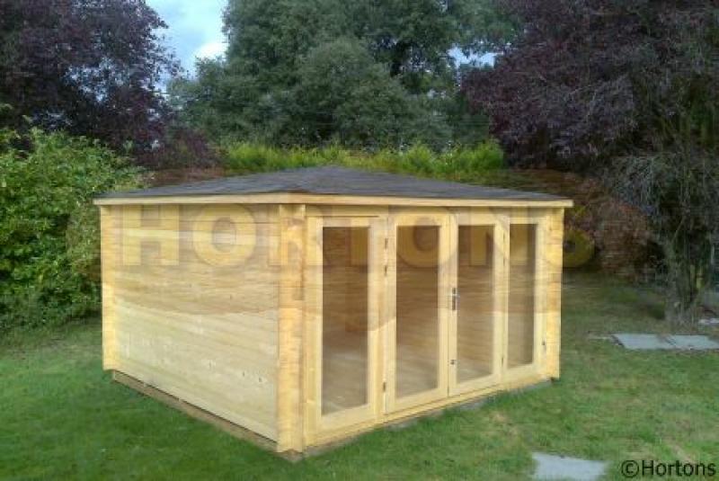 Kidderminster Twinskin 35 + 35mm 3.5x3.5m log cabin - Click Image to Close