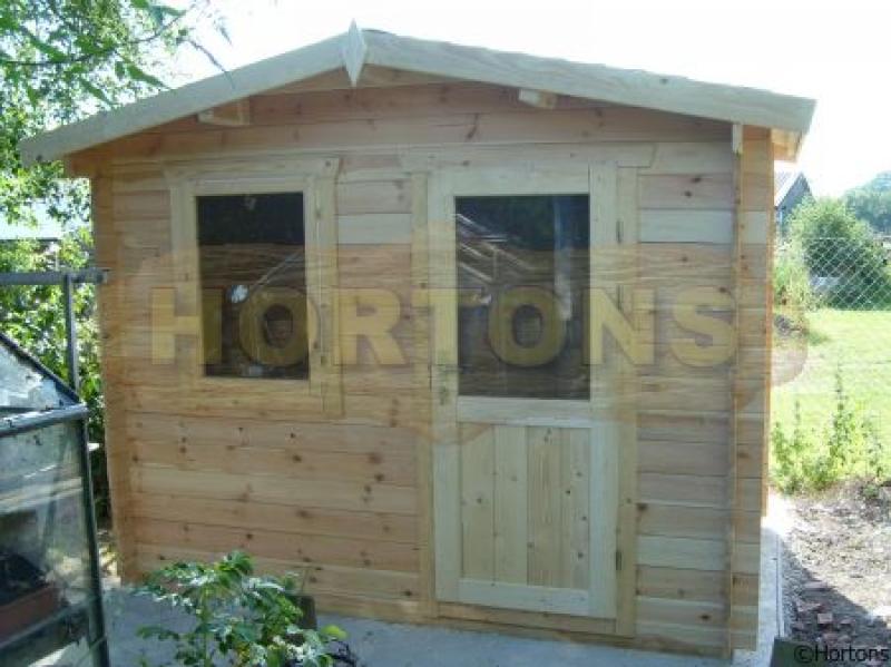 3x2m log cabin 28mm Haywards - Click Image to Close