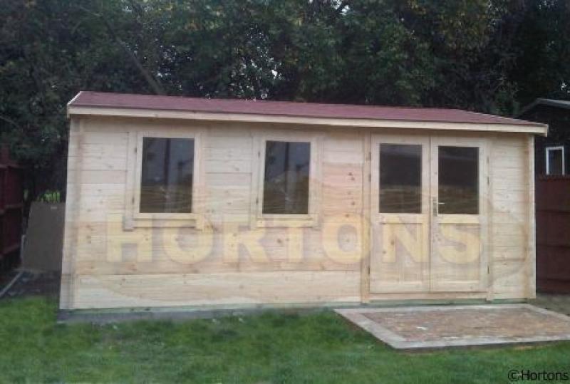 45mm Bedford 5m x 3m Log Cabin - Click Image to Close