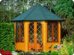 3.0m Octagonlal Summerhouse Lugarde Prima excellent de-luxe