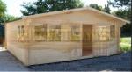 60mm Richmond 5.5m x 5.5m Log Cabin