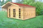 28mm Waterlooville - 4x4m log cabin