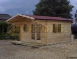 Rugby 4x3m Log Cabin - 35mm