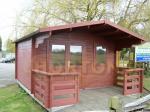 4m x 4m, 35mm Camberley Log Cabin